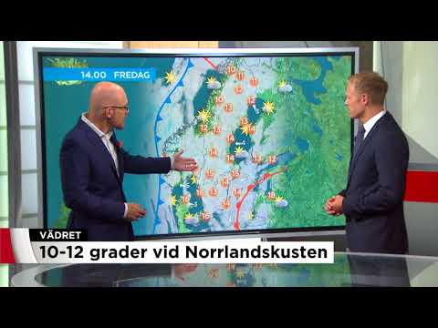 Sommarlikt väder väntas i helgen - Nyheterna (TV4)