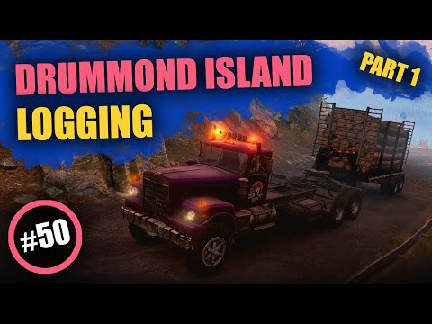 LOGGING in Drummond Island and phase 5 discussions!  - Snowrunner - Hard Mode #50