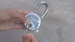 How to open any lock with a safety pin