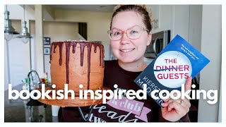 Bookish Inspired Cooking || baking a 6 layer cake & reading The Dinner Guests by Kiersten Modglin