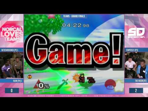 NorCal Loves Teams - Grand Finals: Shroomed & Alan (Sheik/Peach) vs S2J & The Moon (Falcon/Marth)