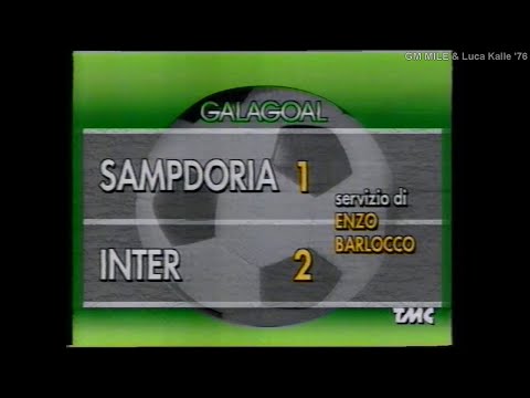 1996-97 (30^ - 11-05-1997) Sampdoria-INTER 1-2 [Veron,Ganz,Ganz] Servizio Galagol TMC