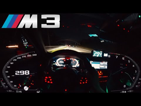 0-300 km/h | BMW M3 Competition | NIGHT | TOP SPEED and Acceleration TEST✔