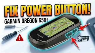 How to Fix Power Button & User Key on Garmin Oregon 650t Handheld GPS Navigator 🔧