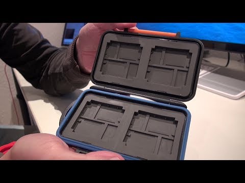 JJC - MC Series - Memory Card Case CF-/Micro SD-/XD-Cards - Unboxing  - MusicVersion
