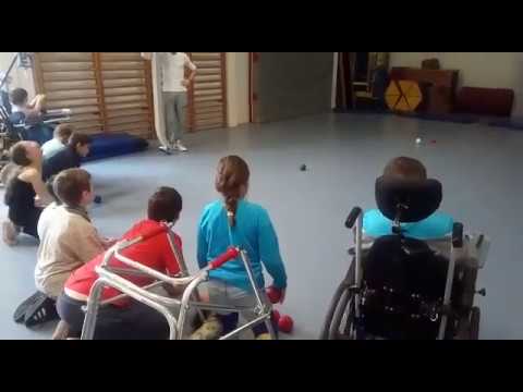 Wedstrijd boccia - een inclusieve sportdag door vzw Goudhaantjes met BuBaO Het Sas en VBS De Ark