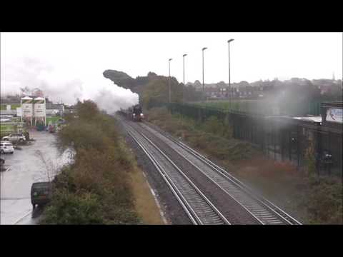 34046 "Braunton" at Durrington, Worthing. Saturday 12/11/2016