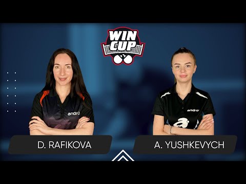 07:00 Diana Rafikova - Anastasiia Yushkevich 17.03.2025 | WINCUP Women Professional Table 1