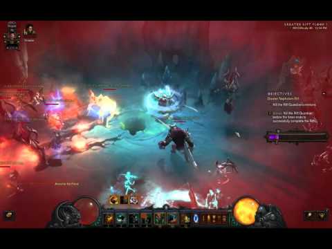 Diablo III HARDCORE DEATH 2.3.0 level 48 Grater Rift attempt