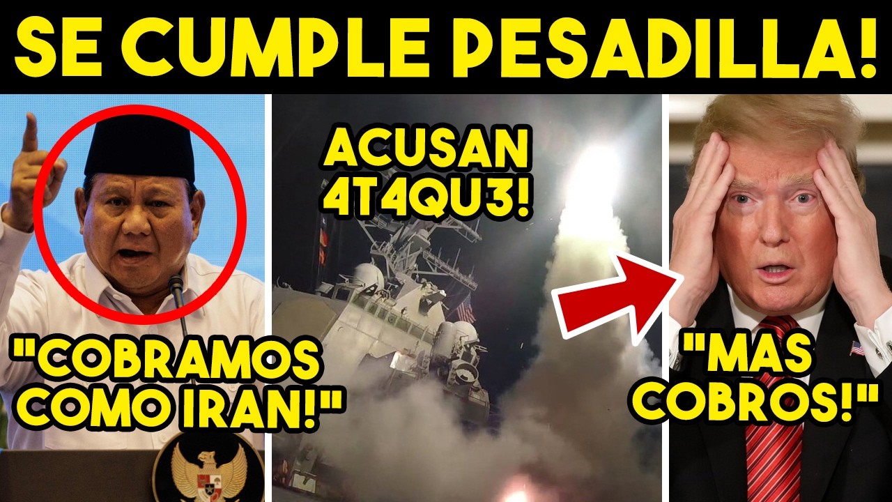 PESADILLA TOTAL! TRUMP SE ATRINCHERA, FUEGO EN CIELO DE IRAN. CRECE REBELION, TODO SE COMPLICA