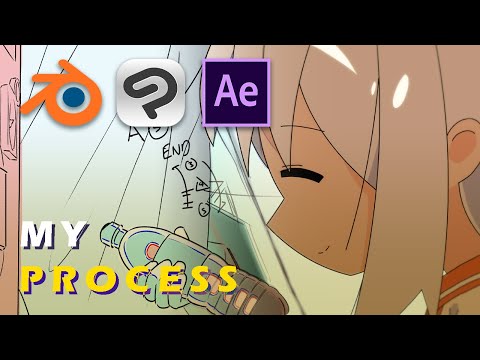 Mixing 2D and 3D Into This Animation (My Process)