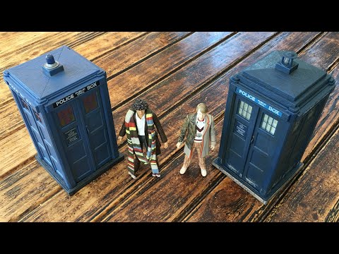 Doctor Who 2019 B&M Exclusives Fourth Doctor & TARDIS AND Fifth Doctor & TARDIS Sets Review