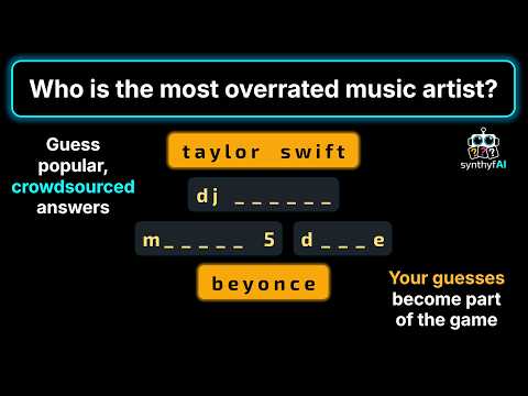 SynthyfAI: Guess Popular Words