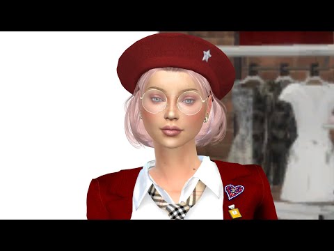 sims game realistic style download dyed-hair female Maia Wilson by Bonita100 Cas Video Preview