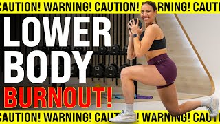 Extreme Leg Day Burnout! 30 Minute Lower Body Challenge!