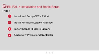 TV240101 OFXL4 Installation and Basic Setup