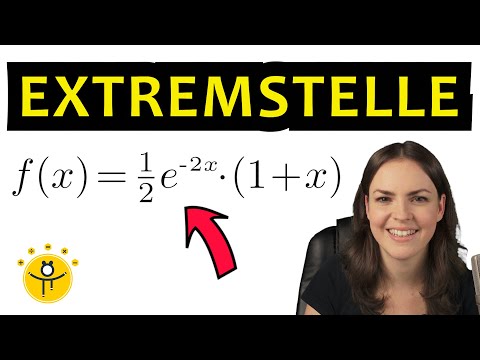 EXTREMSTELLEN berechnen einfach erklärt – e FUNKTION ableiten, Extrempunkte