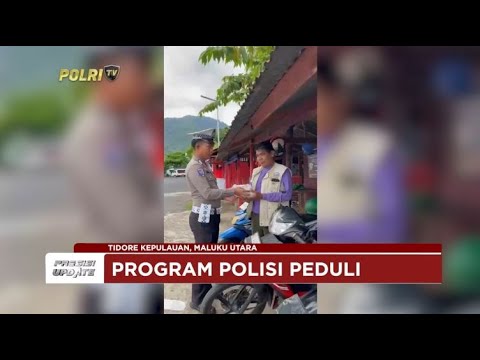PRESISI UPDATE : SATLANTAS POLRESTA TIDORE BERBAGI MAKANAN GRATIS 14/01/2025 16.00