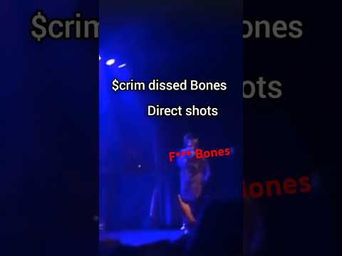Remember when $crim dissed Bones live 😳 #bones #teamsesh #suicideboys #shorts