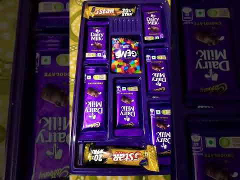 #celebrations pack # lots of Cadbury chocolate 🍫😋# dairy milk vs gems vs 5star