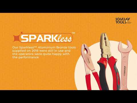 Copper Titanium Non Sparking, Non Magnetic Combination Spanner MM/ IN,