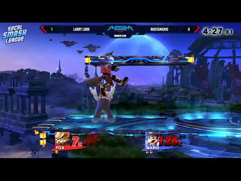 MSM 165 - Larry Lurr (Fox) Vs. Mastamario (Mario) Winners Semi - Smash 4