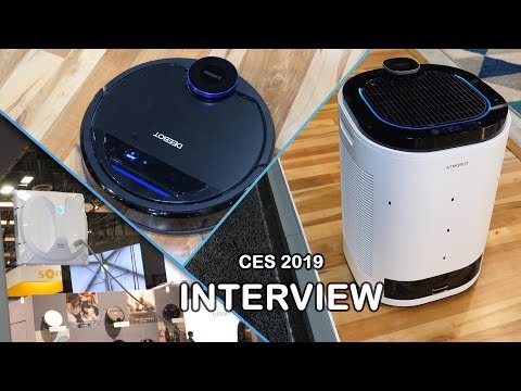 ECOVACS Robotics - DEEBOT OZMO 930 & 960 Robot Vacuums + ATMOBOT and WINBOT - Interview - CES 2019
