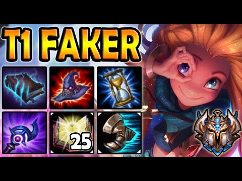 T1 Faker ZOE MID vs SYNDRA - Patch 10.15 Ranked Korea ✔️