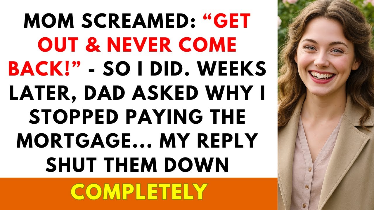 Mom shouted: "you're ungrateful! get out & never come back!" so i left, but...