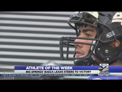 ATHLETE OF THE WEEK: Big Spring's Gabriel Baeza
