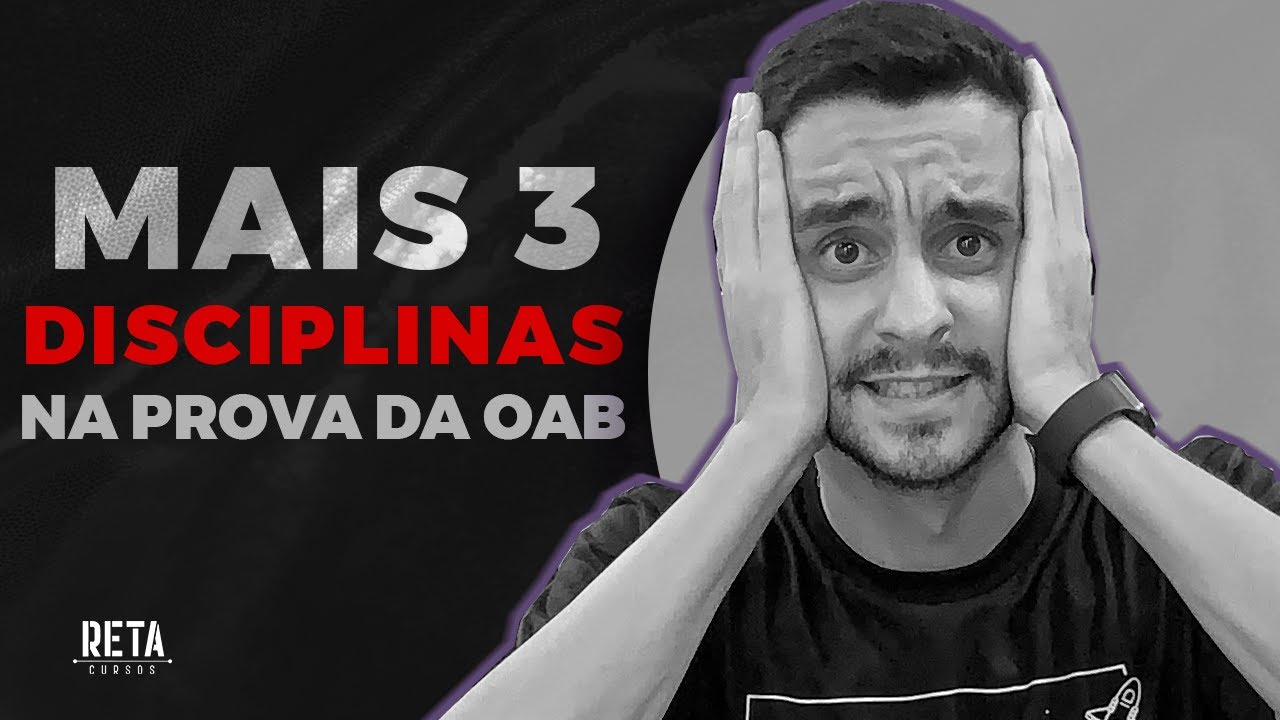 Aprovadas mais 3 disciplinas na 1ª fase da prova da OAB: Exame de Ordem terá 20!!!