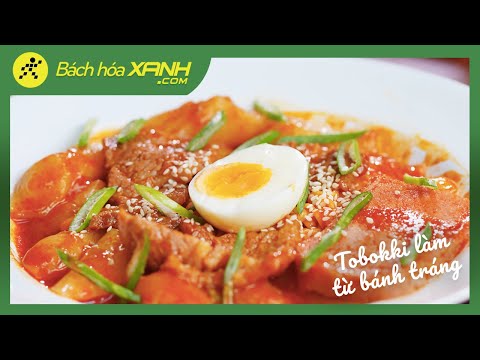 Cách làm bánh gạo Tokbokki bằng bánh tráng siêu dễ ngay tại nhà