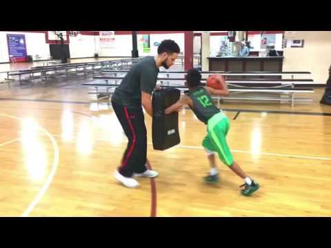 Kainoa Marasco 5th grade Training Sesh with Coach Darrell