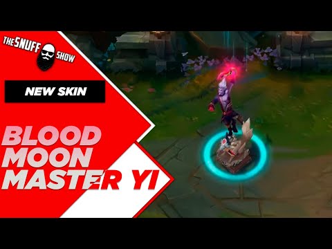 Мастер Йи Кровавая Луна Лига Легенд - Blood Moon Master Yi League of Legends