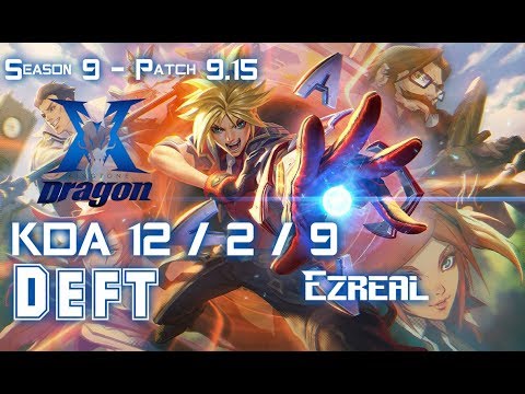 KZ Deft EZREAL vs XAYAH ADC - Patch 9.15 KR Ranked
