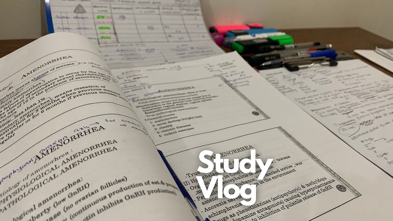 Chill Study Vlog| very productive week preparing for my practical exam,ice coffee ,a lot of studying