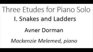 Mackenzie Melemed: Three Etudes for Solo Piano (Avner Dorman)