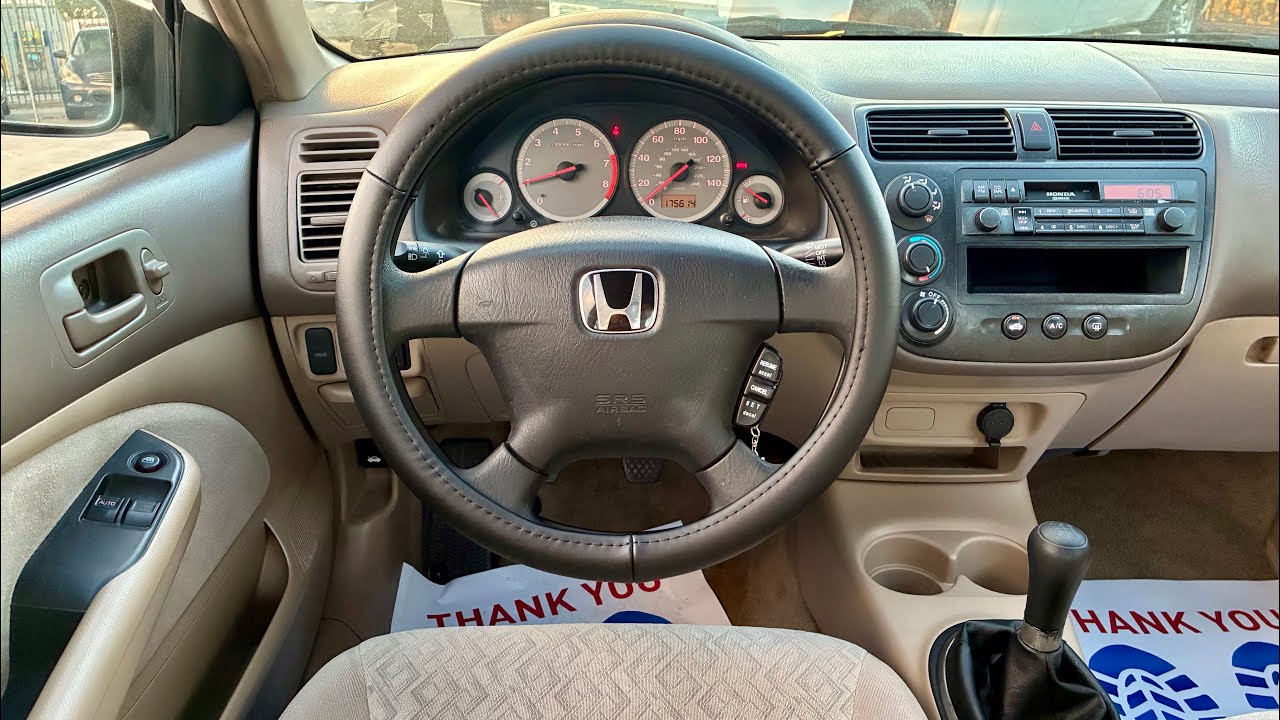 2001 Honda Civic LX 5-SPEED {{MT}} POV RELAXING SLOW ...