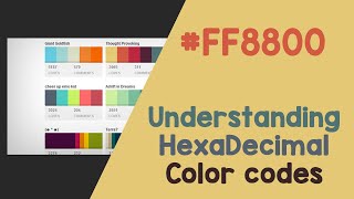 Hexadecimal color codes explanation | how to convert from rgb to hex | Quick programming tutorial