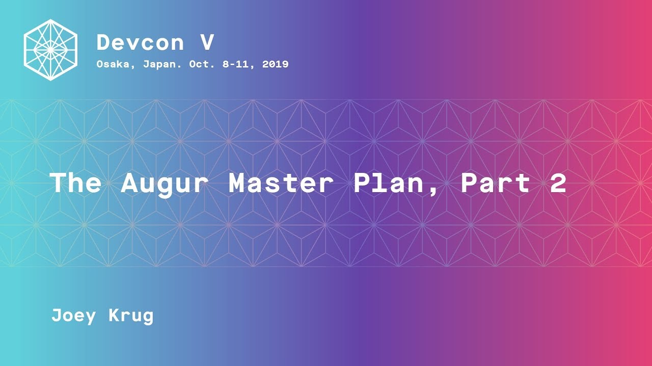 The Augur Master Plan, Part 2 preview