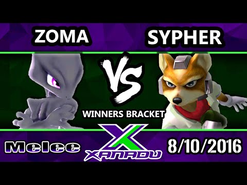 S@X 162 - Zoma (Mewtwo) Vs. Sypher (Fox) SSBM Tournament - Smash Melee