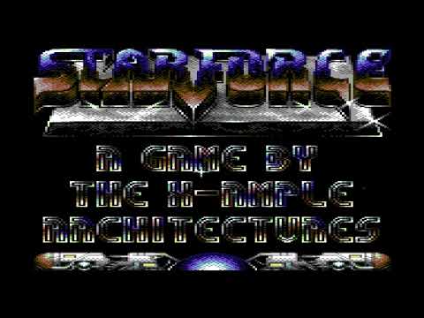 C64 Game- Starforce Titel Music,X-Ample 1991!