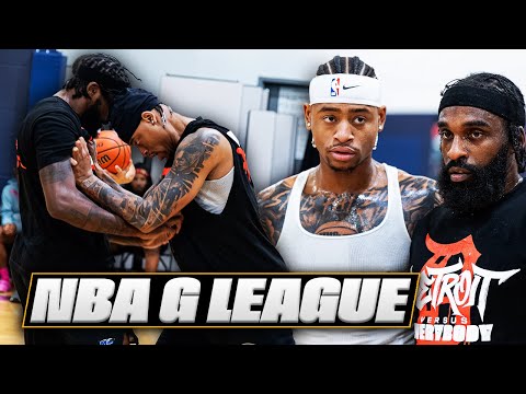 G-League Pros Go 1v1… and It Gets EXTREMELY Physical! | Bruce vs Beno