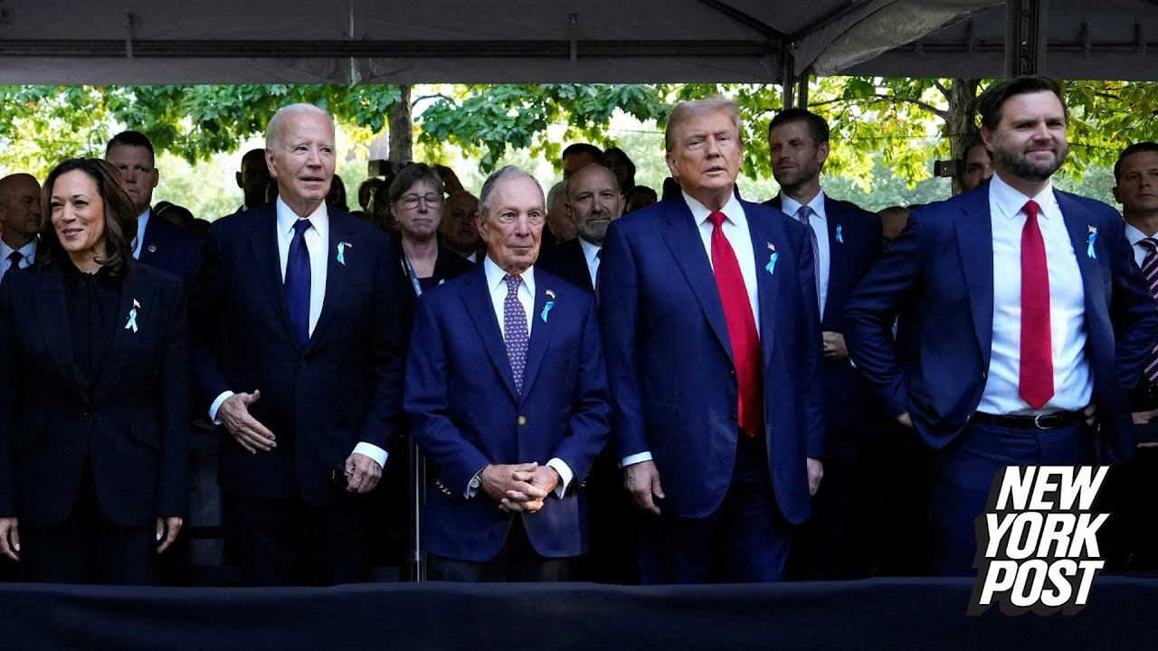 Biden, Harris, Trump and Vance attended 9/11 observances in New York