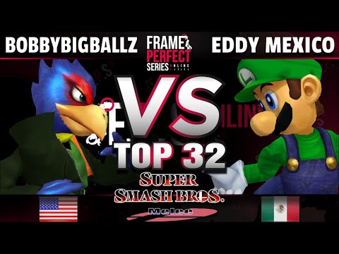 FPS6 Online - bobby big ballz (Falco) vs. CG | Eddy Mexico (Luigi) - Smash Melee Top 32
