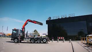 Scania G400 8×4 PALFINGER PK 34002 SH Crane Hooklift