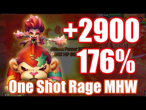 One Shot Super Dangerous Rage Mei Hou Wang Debut🤯🤯🤯 【Summoners War RTA】