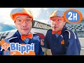 Blippi S NASCAR Adventure Vrooom ️ Educational Kids Videos Fun Compilations