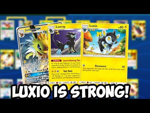 The Best Zapdos Counter, Luxio Deck! W/Jolteon GX! Electropower MVP! PTCGO
