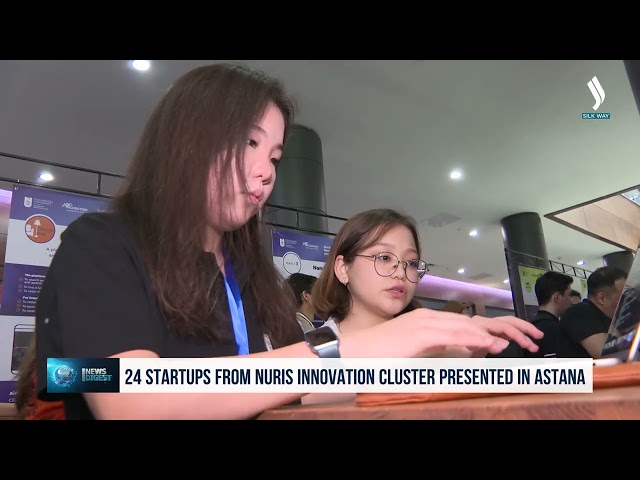24 startups from NURIS Innovation Cluster presented in Astana